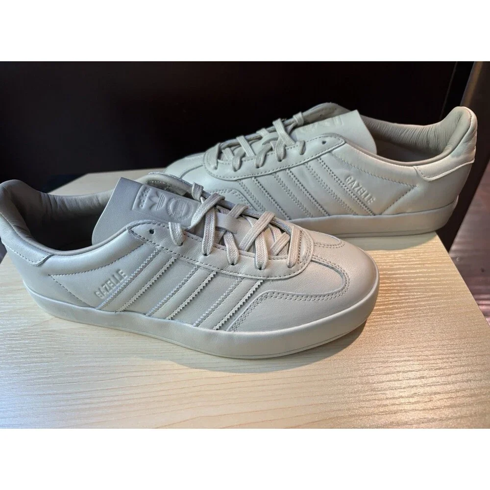 New Adidas Gazelle Indoor Lux Alumina JI3508 Beige Unisex Men 7 Women 8